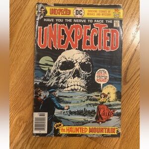 Unexpected #175 DC Comics 1976 Horror "Haunted Mountain" Skull